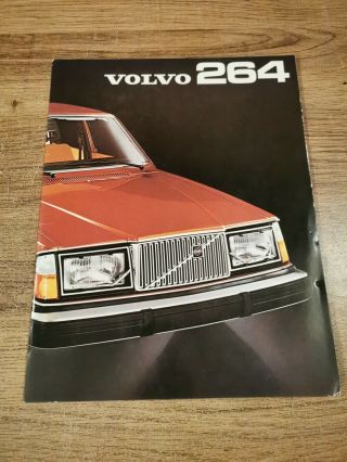 Volvo 264 Vintage Sales Brochure,  1970s?