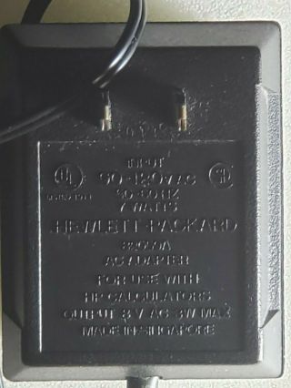 HEWLETT PACKARD 82059A - AC ADAPTOR FOR VINTAGE HP CALCULATORS 3