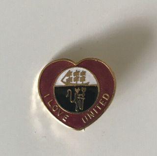 Vintage Manchester United Football Club Enamel Badge