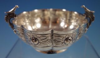 Aztec Rose By Sanborns Mexican Mexico Sterling Silver Dessert Bowl Birds (1828)