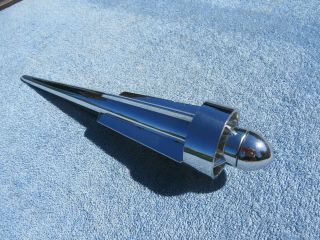 1949 1950 Vintage Rocket Bullet Flying Hood Ornament Studebaker