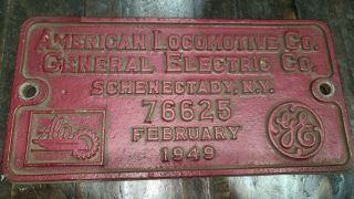 American Locomotive Company / General Electric Co.  Builder 