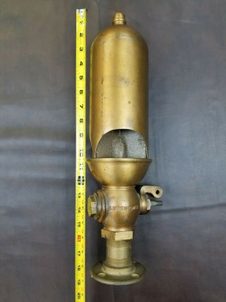 4 " Diameter Lunkenheimer 3 Chime Steam Whistle 4 18 " Tall