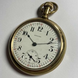 1916 Howard Series 11 Model E 21j Antique Railroad Chronometer Pocket Watch