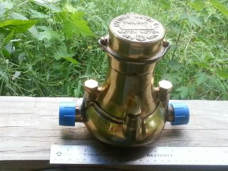 Neptune Meter Company Antique Trident Water Meter Ny