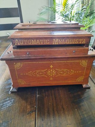 Automatic Melodista Roller Organ - Organette