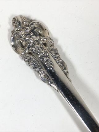 Vintage Wallace Grande Baroque Sterling Silver 6 - 1/8 " Teaspoon Spoon 36 Grams