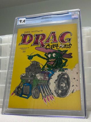 Drag Cartoons 1 Cgc 9.  4 Nm June - July 1963 (not Famous Monsters)