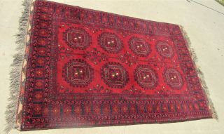 Gorgeous Antique Large Handwoven Middle Eastern Arabic Oriental Rug Islamic