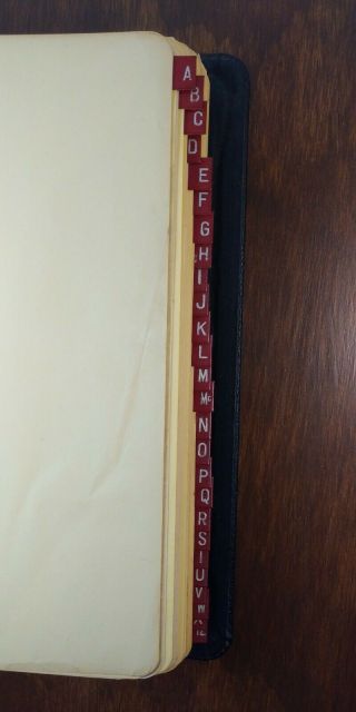 Vintage Boorum & Pease Co.  Address Book Binder 3