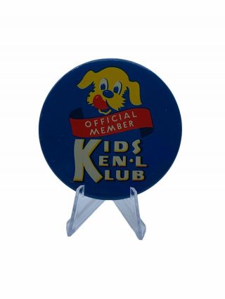 Vintage Ken - L - Ration Dog Food Official Member Kids Ken - L Klub Button Pin