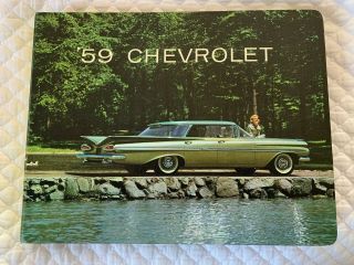 1959 Chevrolet Dealer Showroom Color Trim Upholstery Album