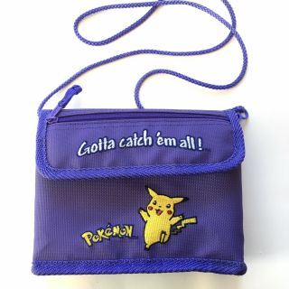 Pikachu purple Pokemon Nintendo Game Boy Color Carrying Case Vintage Rare 2