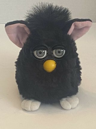 Vintage 1998 Black Furby Tiger Electronics - - And Great