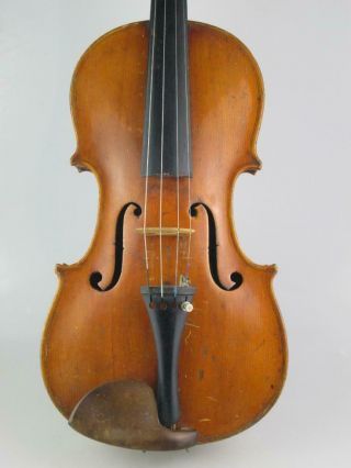 Antique German 4/4 Violin Edmund Paulus Markneukirchen Sachsen