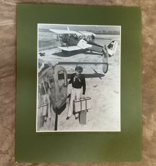 2 Vintage 1937 Amelia Earhart 11”x14” Photographs By Photographer Albert Bresnik 3