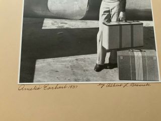 2 Vintage 1937 Amelia Earhart 11”x14” Photographs By Photographer Albert Bresnik 5