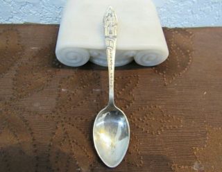 Vtg.  Sterling Silver Walt Disney World Souvenir Spoon 4 " - 10 Grams Stamped Mh