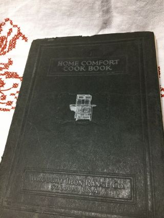 Vintage Cookbook,  Home Comfort Cook Book Wrought Iron Range Co St.  Louis Missouri
