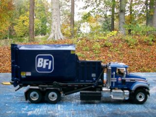 First Gear Republic Waste Roll - Off Truck,  And Two Bfi Compactors