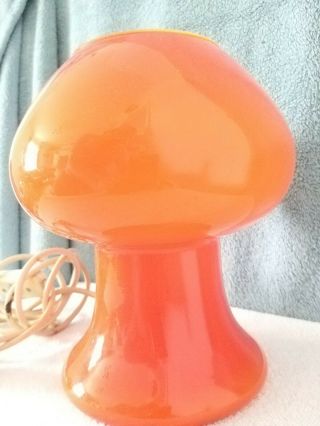 A Prova 1970s Retro Vintage Italian Studio Art Glass Table Lamp (2621)