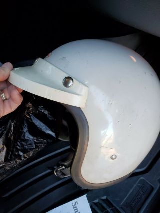 Vintage Bell Toptex R - T Helmet And Visor 7 1/2
