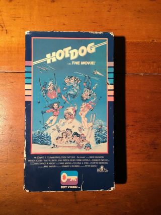 Hot Dog The Movie Vhs Key Video 1984 Vintage
