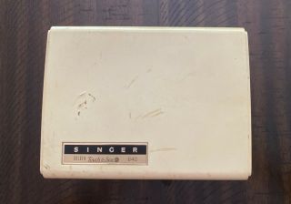 Vintage Singer Sewing Accessories Box Golden Touch & Sew 640