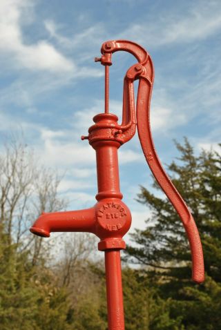 Vintage Dempster Windmill Co Beatrice Ne Cast Iron Antique Hand Water Well Pump