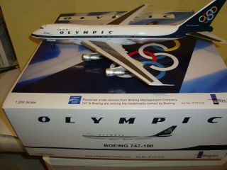 1nflight200 1/200 Olympic Boeing 747 - 200 Sx - Oaa Never Displayed Immaculate