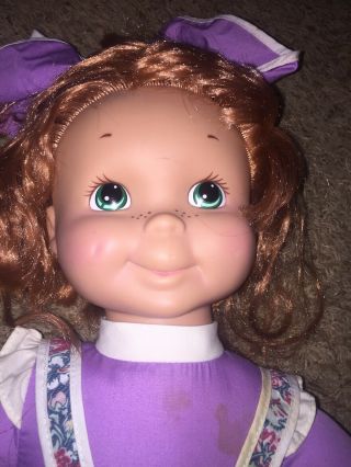 Vintage Playskool My Buddy Kid Sister Doll Red Hair Green Eyes Freckles