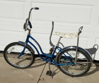 1980s Schwinn Lil Chik 20 Girls Stingray Bike W Flower Banana Seat Muscle Bike