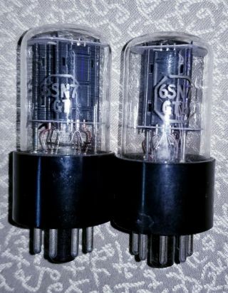 Vintage Octal Vacuum Tubes (1) 6sn7 Gt,  (1) 6sn7gtb Rca Pair