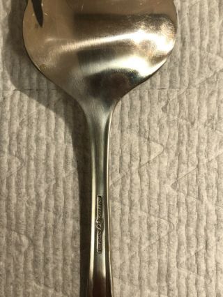 Wallace Stradivari Sterling S Salad Set Large Fork/Spoon,  Jelly Spoon,  Ice Spoon 3
