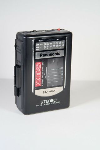 Vintage 1989 Panasonic Rq - V55 Radio Cassette Player And Am/fm Radio W/ Xbs Bass