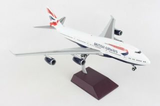 Airplane British Airways Boeing B747 - 400 14 " Diecast Model Aircraft