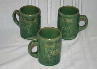 Set Of 3 Vintage Mccoy Pottery 1920 
