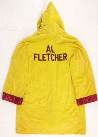 1970s Al Fletcher Fight Worn Robe Vintage Boxing