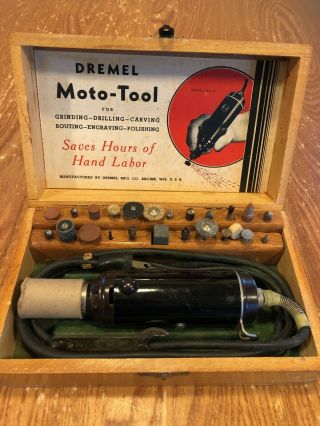 Vintage Dremel Moto - Tool Model No.  2 (us Made In Racine Wis)