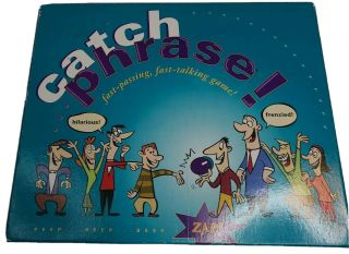 Vintage 1994 Catch Phrase Board Game By Parker Brothers Button