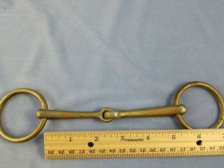 Vintage Never Rust Snaffle Bit 5 " Mouthpiece - - 2 " Rings