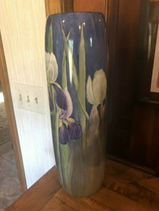 Oh My Goodness Gorge Antique WG & Co Limoges Large Hand Painted Vase. 3
