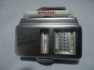 Vintage Kodak Kodalux L Shoe Mount Light Meter Made In Germany,  As - Is 2