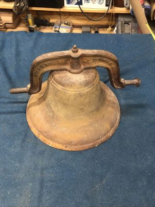 Antique C.  S.  Bell & Co.  Cast Iron Bell Yoke