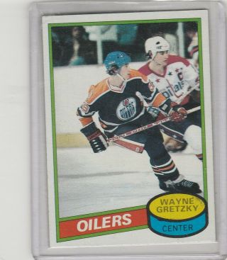 1980 81 Topps Scratched 250 Wayne Gretzky Edmonton Oilers Hof 2nd Year