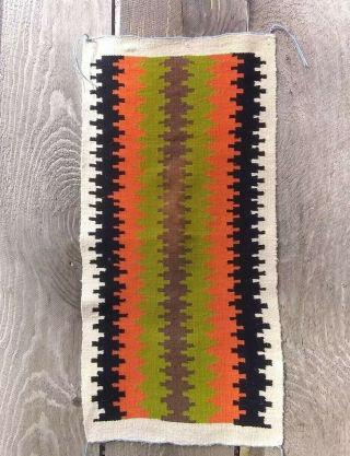 Antique Navajo Rug Blanket Native American Indian Germantown Tapestry Weaving 2