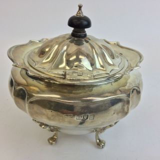 Antique Hallmarked Silver Sugar Bowl - Goldsmiths & Silversmiths Co Ltd,  1902