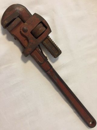 Vintage Proto 18” Adjustable Pipe Wrench 18j Usa 818 Forged Steel Vg,