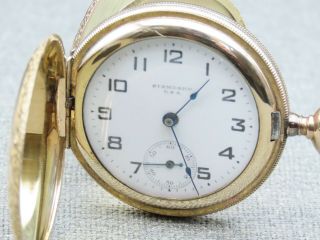 Antique 1887 - 94 York Standard Watch Co.  Pocket Watch 060130 w/Hunter Case 2