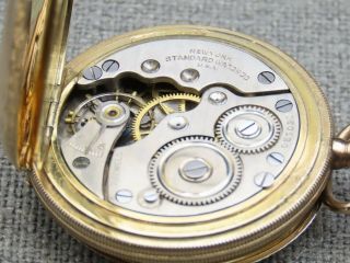 Antique 1887 - 94 York Standard Watch Co.  Pocket Watch 060130 w/Hunter Case 3